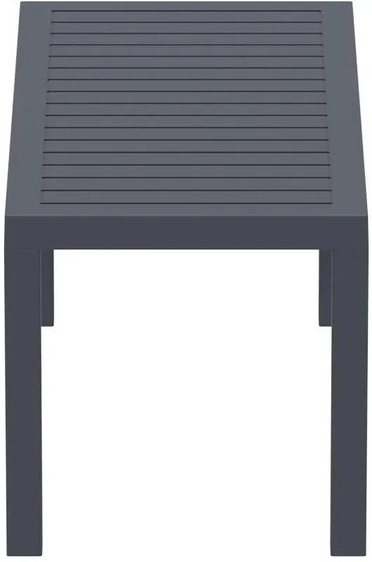 Τραπέζι πολυπροπυλένιου Ocean 90x45 Dark Grey