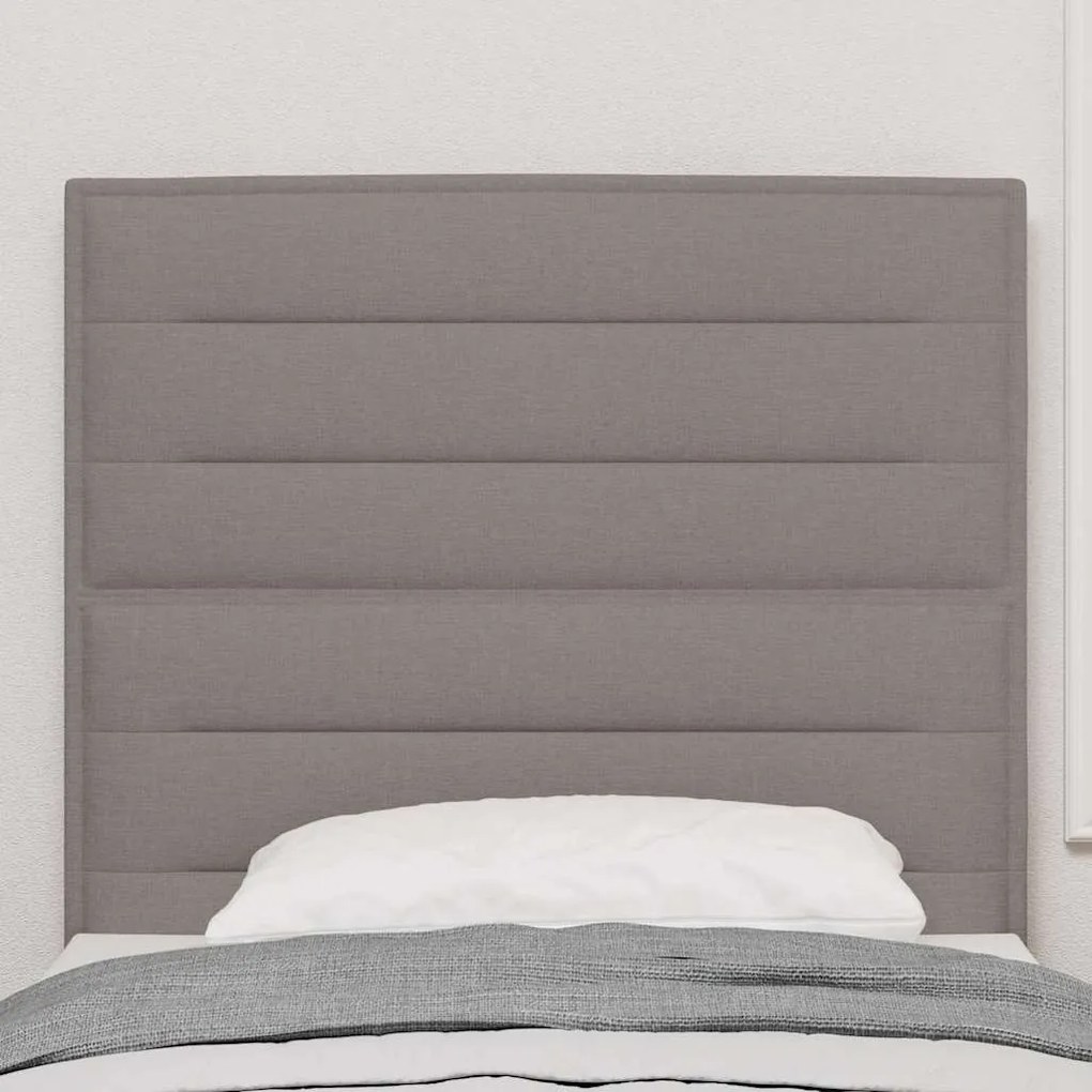 vidaXL Κεφαλάρι Άλλο με κεφαλάρι Taupe 100 cm ύφασμα