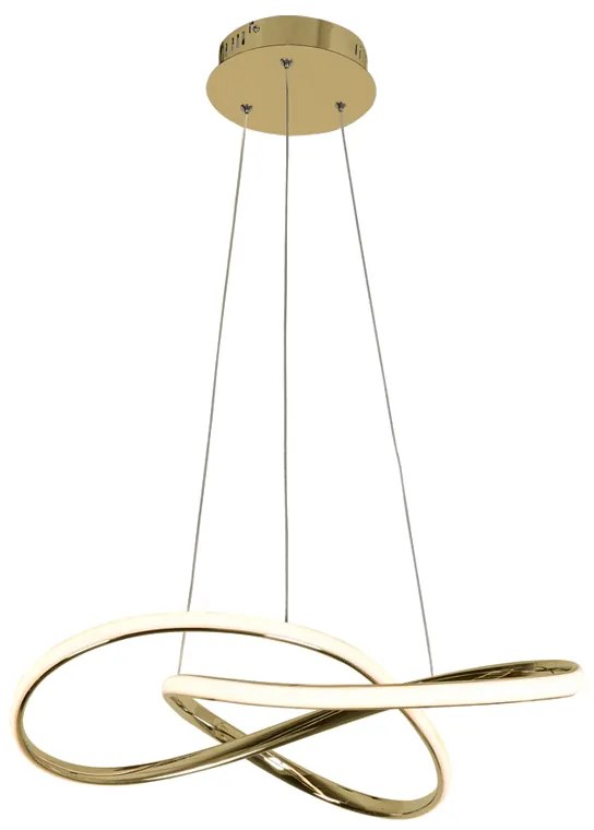 Φωτιστικό Οροφής LED Aca Gordius HM92LEDP48BR Brass