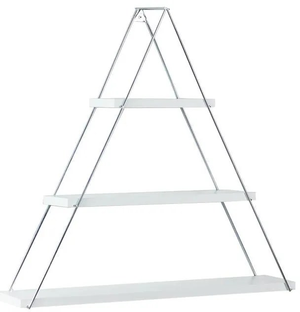 Ράφι τοίχου Elmira Triangle Fylliana Λευκό 74x13x61 εκ. 74x13x61 εκ.