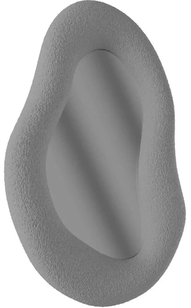 Καθρέπτης Τοίχου Wabi Sabi Eclipse 398WBL1103 27x5x40cm Concrete Grey Hanah Home Συνθετικό Υλικό