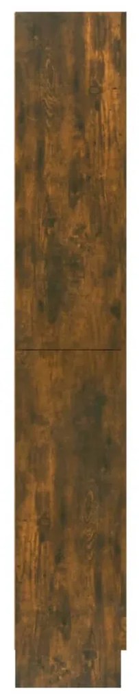 vidaXL Βιτρίνα Καπνιστή Δρυς 82,5x30,5x185,5 εκ. Επεξεργασμένο Ξύλο