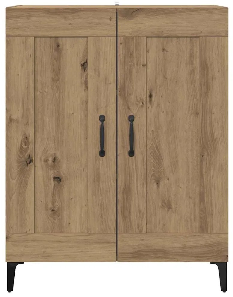 vidaXL Πλαϊνό γραφείο Artisan Oak 69,5 x 34 x 90 εκ.