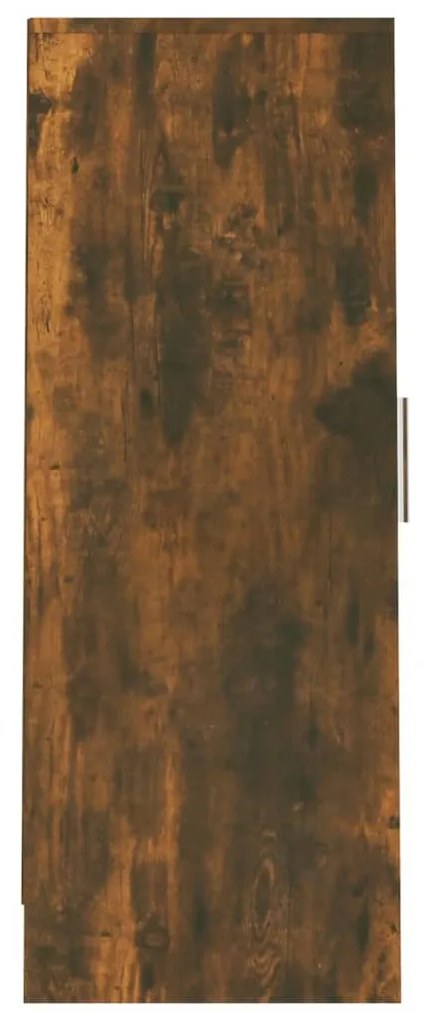 vidaXL Παπουτσοθήκη Καπνιστή Δρυς 32x35x92 εκ. από Επεξεργασμένο Ξύλο