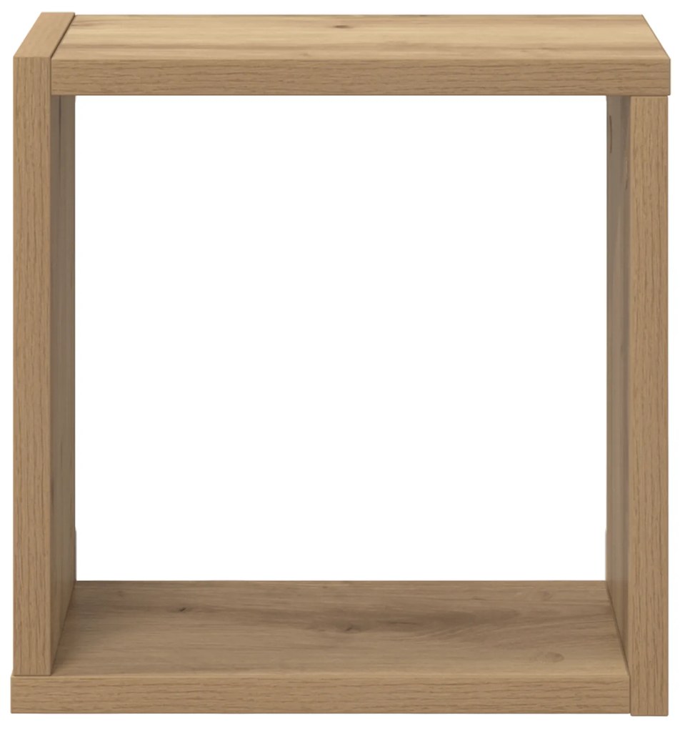 vidaXL Ράφια Τοίχου Καρυδιά MDF 26 x 15 x 26 εκ. Τοποθέτηση στον τοίχο