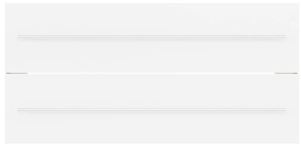vidaXL Ντουλάπι Μπάνιου με Νιπτήρα Λευκό από Μοριοσανίδα