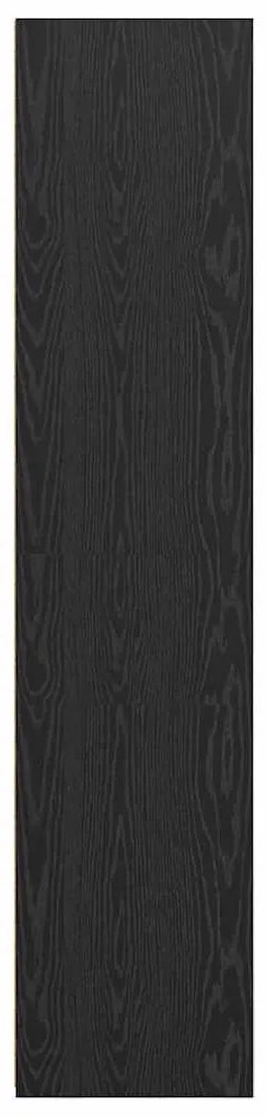 vidaXL Ντουλαπιού Μαύρη Οξυά 50 x 41 x 185 εκ. Επεξεργασμένο ξύλο