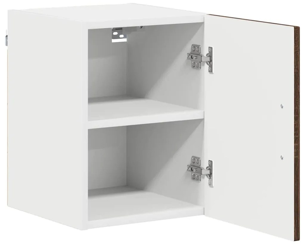 vidaXL Κρεμαστό ντουλάπι κουζίνας 2 pcs Καφέ δρυς 30 x 31 x 40 εκ.