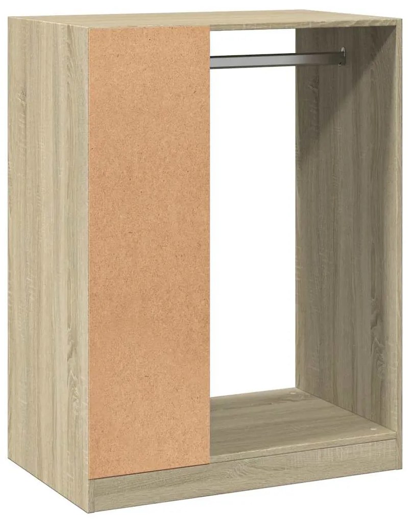 vidaXL Ντουλάπα Χρώμα Sonoma Δρυς 77 x 48 x 102 εκ. Επεξεργασμένο Ξύλο