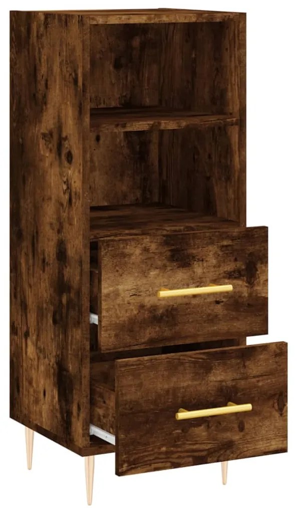 vidaXL Ντουλάπι Καπνιστή Δρυς 34,5 x 34 x 90 εκ. Επεξεργασμένο Ξύλο