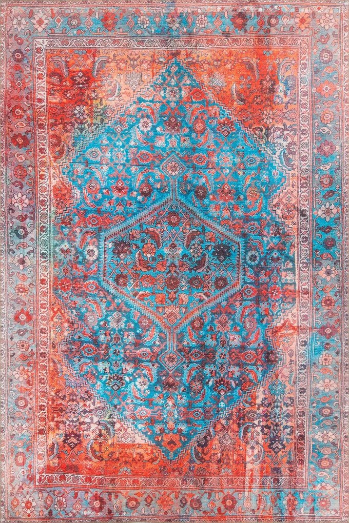 Χαλί Fusion AL 228 Red-Blue Conceptum Hypnose 140X190cm