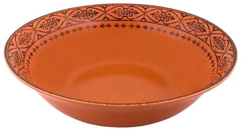 Σερβίτσιο Πιάτων Πορσελάνης Vintage Terracotta – Σετ για 6 άτομα - 20τμχ - Oriana Ferelli