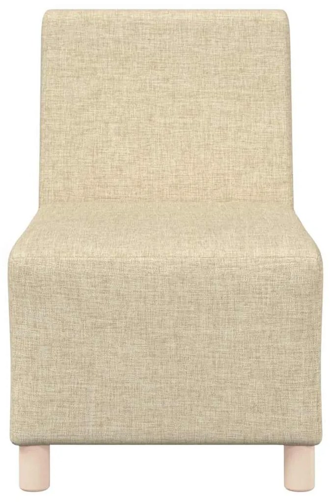 vidaXL Μοναδικός Καναπές χωρίς Χερούλια 3 pcs Κρεμ 55 x 74 x 82 εκ.