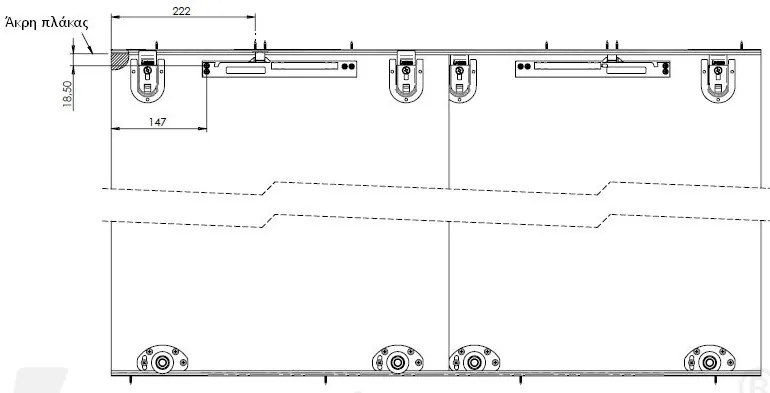 Σύστημα Soft Close για ντουλάπα Shizen συρόμενη