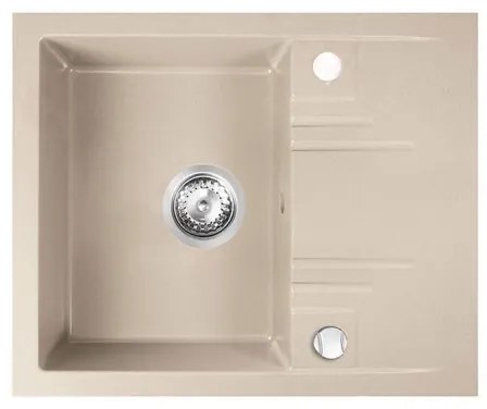 FERRO DRGM48/58SA Νεροχύτης Κουζίνας Άμμου Γρανίτης 58x48cm