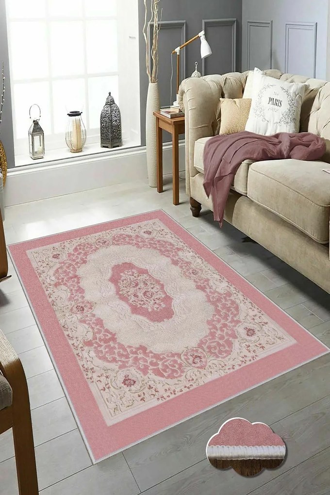 Χαλί Hmnt626 474HFT1559 Pink-Ecru Conceptum Hypnose 180X280cm