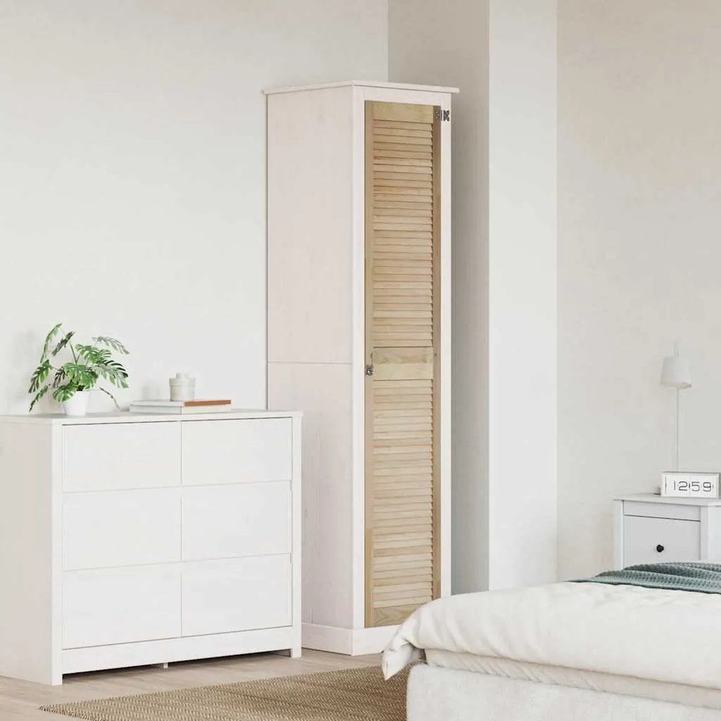 vidaXL Πόρτα Ντουλάπας Φυσικό 140.5 x 2.1 x 49.5 cm Μασίφ ξύλο πεύκου