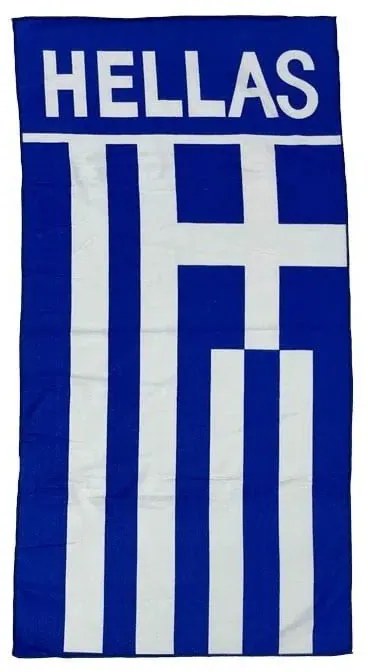 Πετσέτα θαλάσσης με την Ελληνική σημαία Hellas 140x70cm