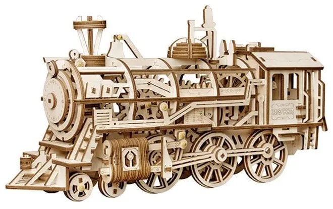 Locomotive LK701 3D Ξύλινο Μηχανικό Puzzle ROBOTIME