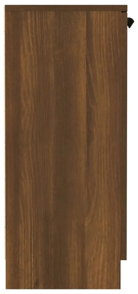 vidaXL Μπουφές Καφέ Δρυς 60 x 30 x 70 εκ. από Επεξεργασμένο Ξύλο