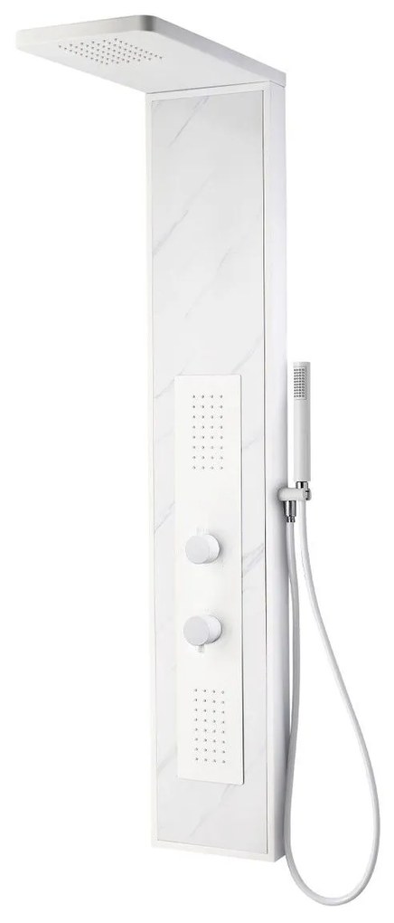 Karag Elli Στήλη υδρομασάζ 140cm Λευκή