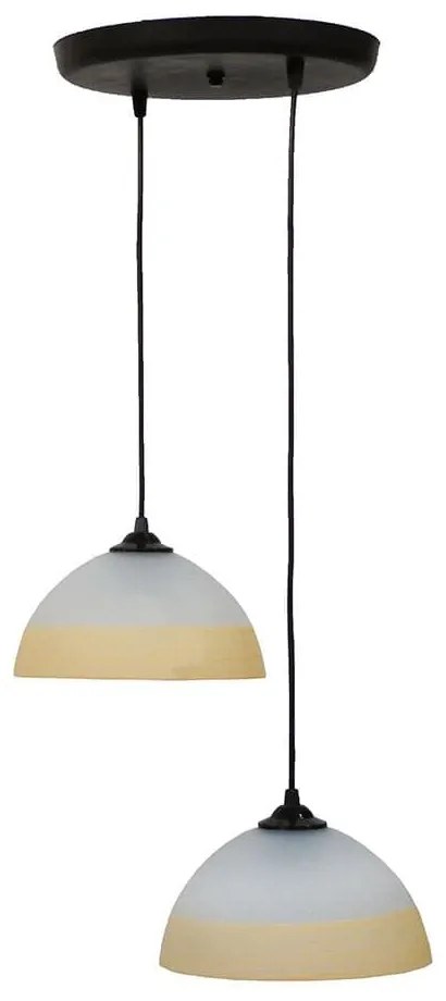 Φωτιστικό Οροφής GL-1020 Pendel 3L 02-0235  Black-Somon Heronia Metal, Glass