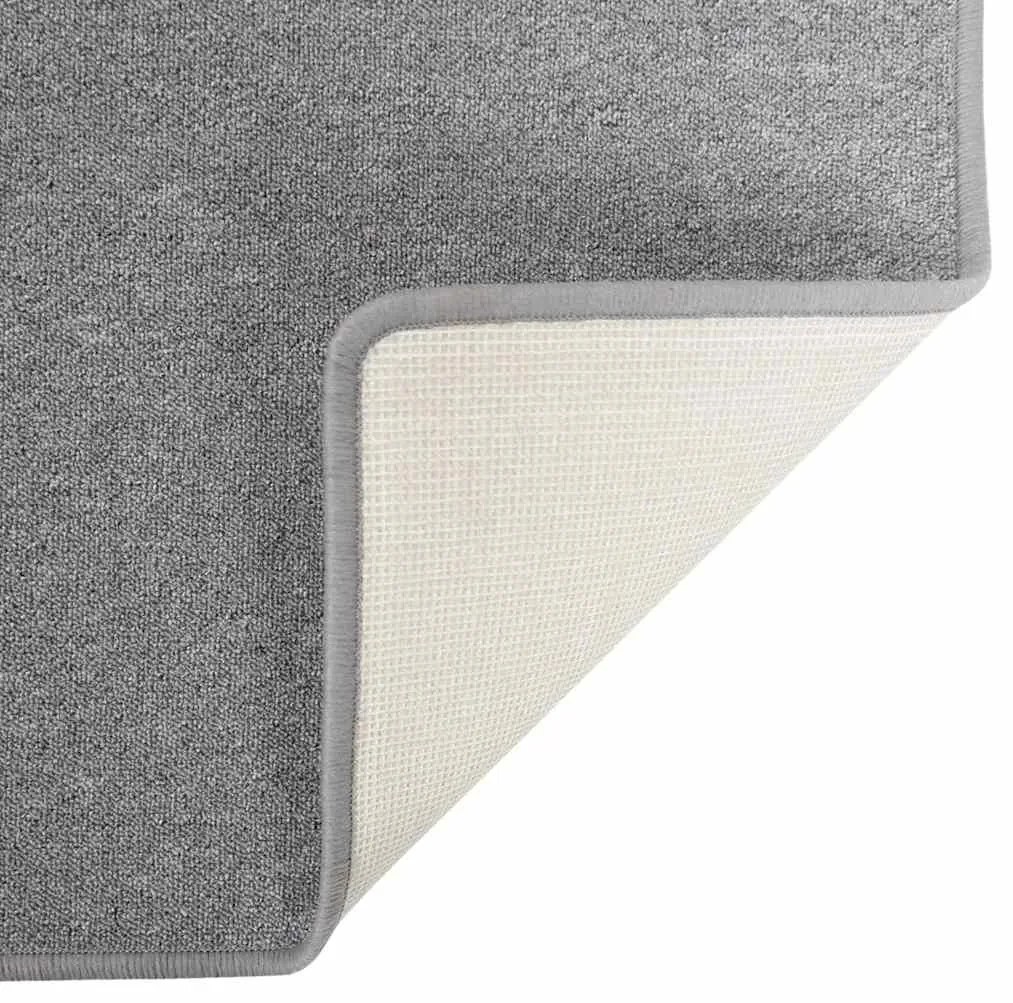 vidaXL Δερμάτινο Χαλί Ανοιχτό γκρι 100 x 200 cm 100% Πολυπροπυλένιο