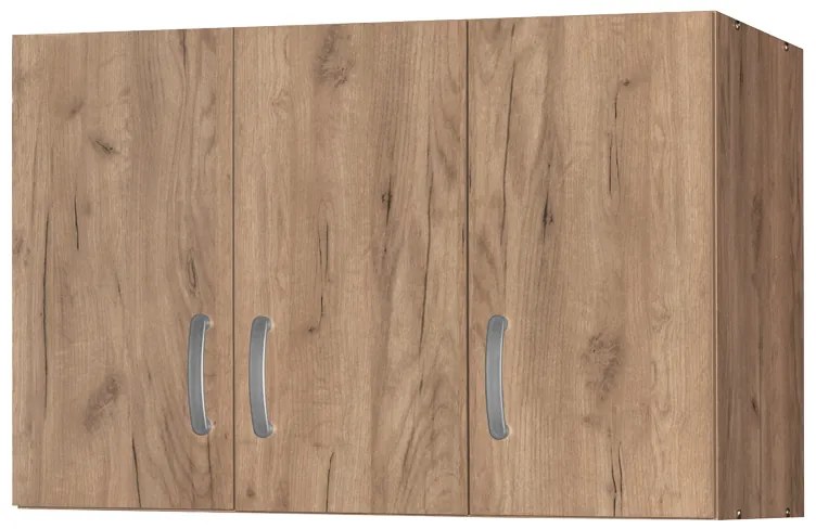 Πατάρι ντουλάπας Zelia pakoworld τρίφυλλο oak 90x42x60εκ