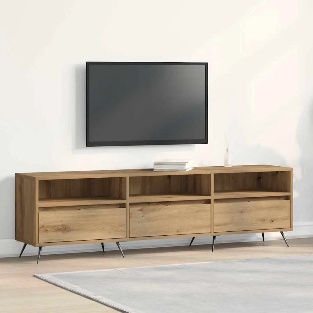 vidaXL Ντουλάπι TV artisan δρυς 150 x 30 x 44.5 εκ. Επεξεργασμένο ξύλο