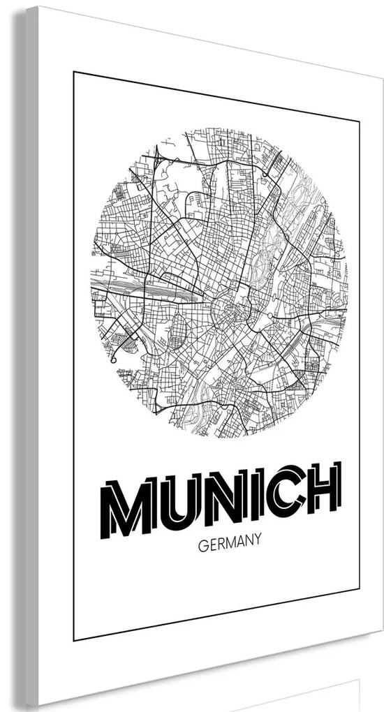 Πίνακας - Retro Munich (1 Part) Vertical - 40x60