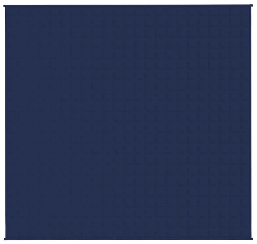 vidaXL Κουβέρτα Βαρύτητας Μπλε 220 x 235 εκ. 15 κ. Υφασμάτινη