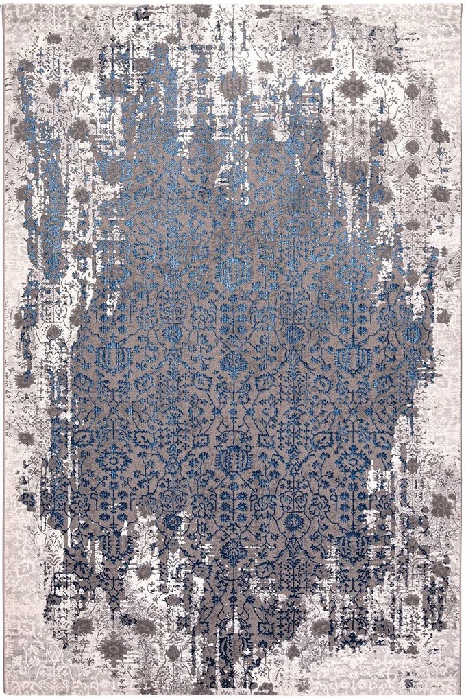 Χαλί Storyteller 33370 953 Beige-Blue Βιοκαρπέτ 200X290cm
