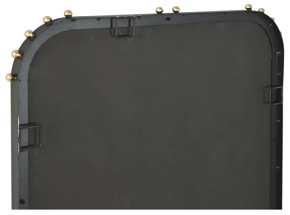 Τοίχο καθρέφτη Home ESPRIT Μαύρο Χρυσό Σύγχρονη