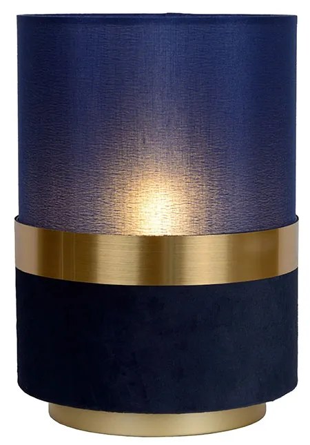 Φωτιστικό Επιτραπέζιο Lucide 10508-01-35 EXTRAVAGANZA TUSSE Μπλε (Blue)|Χρυσό Χρώμα (Gold Coloured)