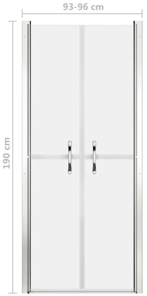 vidaXL Πόρτα Ντουζιέρας με Αμμοβολή 96 x 190 εκ. από ESG