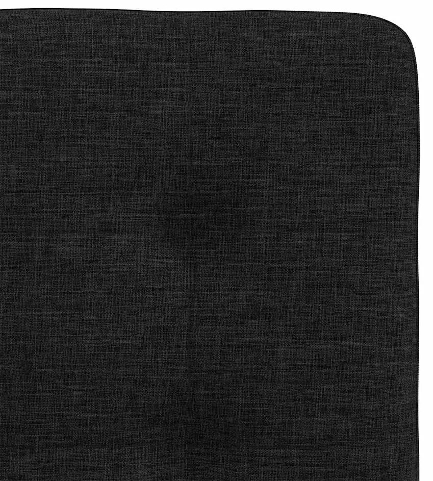 vidaXL Καρέκλες Τραπεζαρίας 4 τεμ. Μαύρες Υφασμάτινες