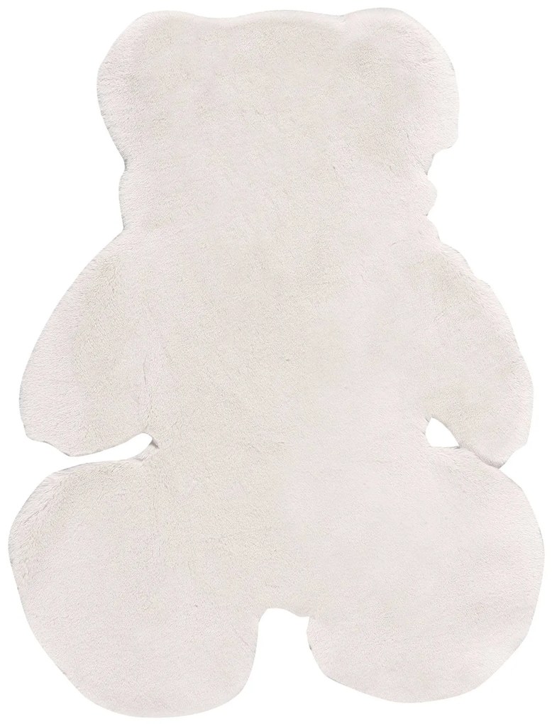 Παιδικό Χαλί BOUND WHITE TEDDY BEAR Λευκό 90 x 110 εκ. MADI