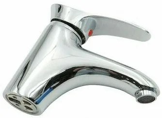 TY-JH-8091 Αναμεικτική Μπαταρία Νιπτήρα Ασημί