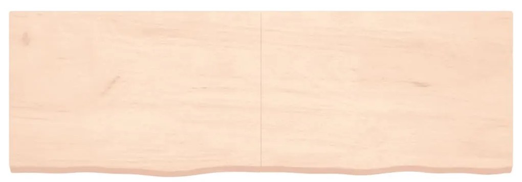vidaXL Ράφι Τοίχου 180x60x(2-4) εκ. από Ακατέργαστο Μασίφ Ξύλο Δρυός