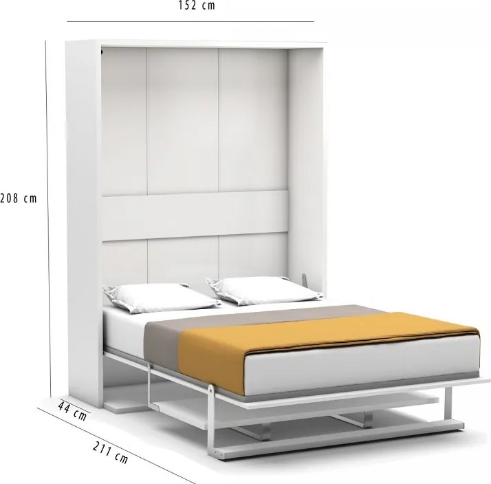 Κρεβάτι Τοίχου Diva Double Table