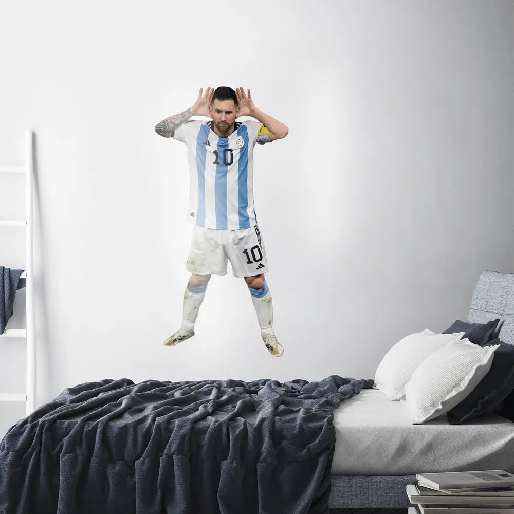 Αυτοκόλλητο Τοίχου Messi SP858 70cm