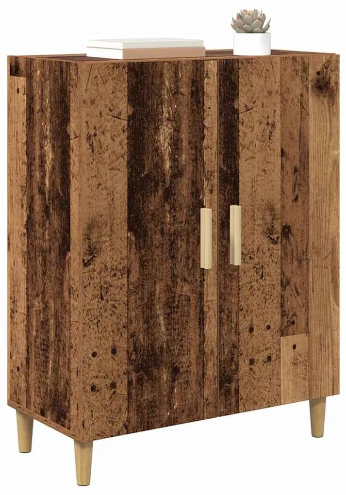 vidaXL Πλαϊνό γραφείο Παλιό Ξύλο 70 x 34 x 90 εκ. Επεξεργασμένο ξύλο