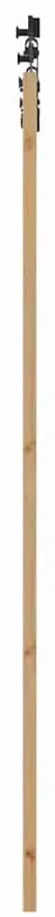 vidaXL Συρόμενη Πόρτα ORKDAL Καφέ 78 x 232 cm Ξύλο και μέταλλο