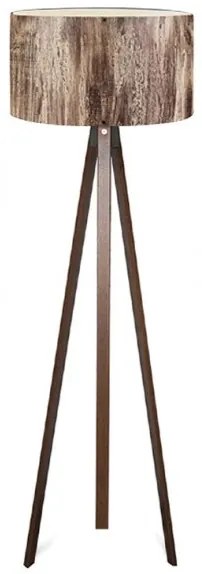 Φωτιστικό Δαπέδου Rosling Mdf- Ύφασμα Pvc Χρωμα Καρυδί-καφέ 38x21x140εκ GP029-0001,14 Megapap-GP029-0001,14-Καφέ GP029-0001,14