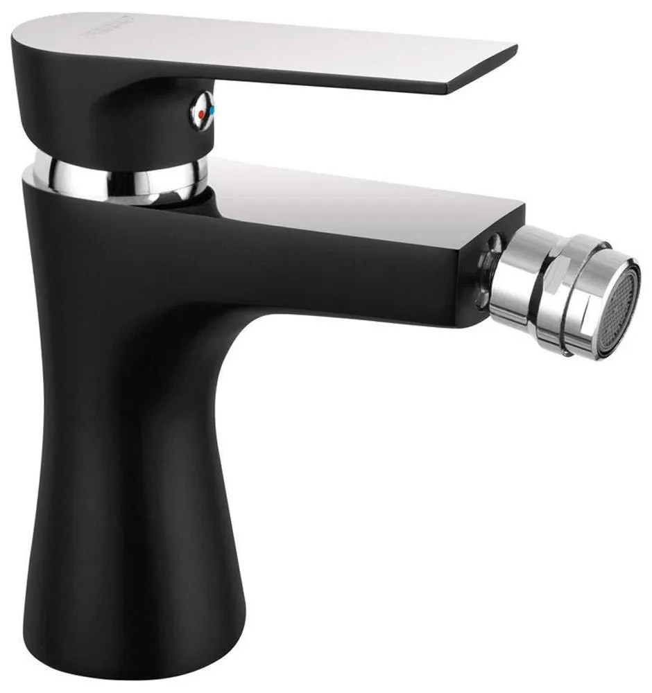 Μπαταρία Μπιντέ Algeo Square BAQ6BLC Black-Chrome Ferro Metal