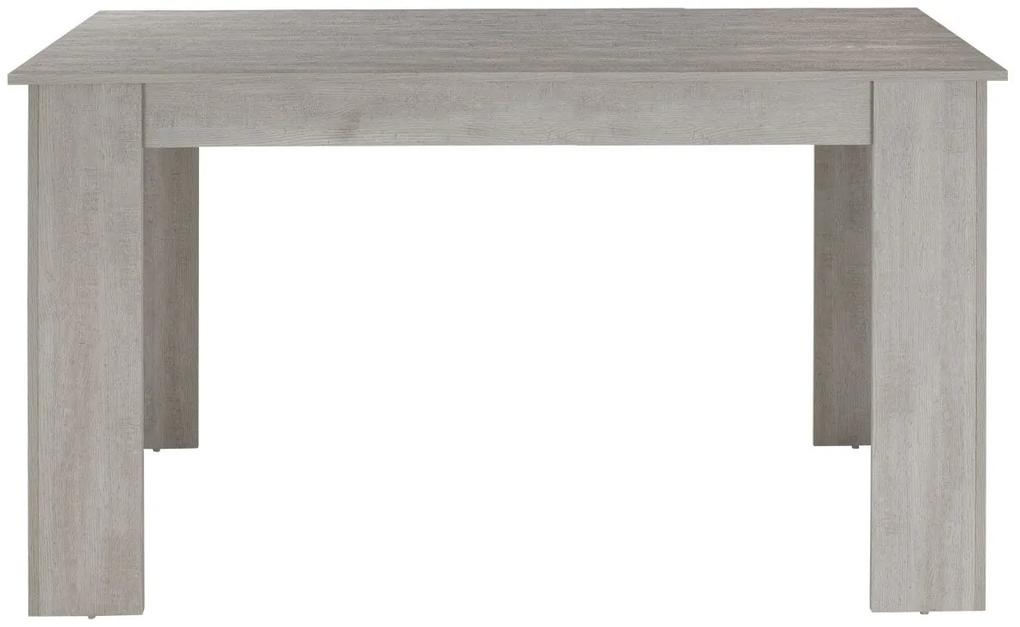 Τραπέζι Jason pakoworld χρώμα white wash 150x80x76,5εκ