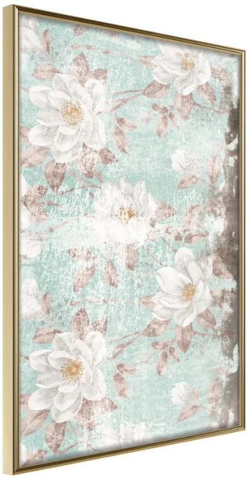 Αφίσα - Floral Muslin - 20x30 - Χρυσό - Χωρίς πασπαρτού