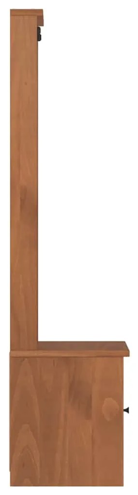 Δέντρο χωλ "SANDENS" 45x40x159,5 εκ.Πεύκο μασίφ ξύλο - Καφέ