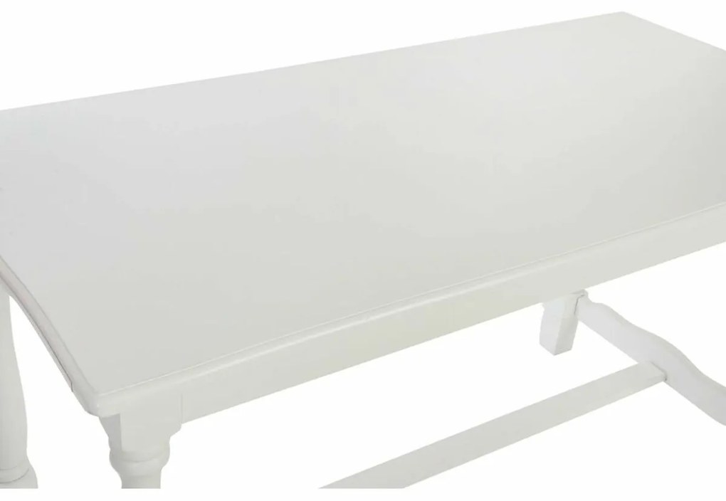 Τραπεζαρία DKD Home Decor Ξύλο Λευκό (180 x 90 x 80 cm)