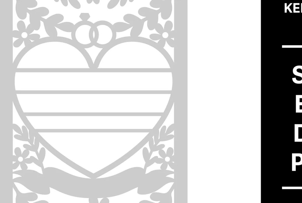 Σετ των 2 Intra απο ξύλο plywood 3mm-4mm πάχος – Δώρο γάμου Papercut Keepsake Δίασταση 20x20 cm INTRAFABR-119984502